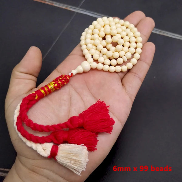 White Prayer Beads-ToShay.org