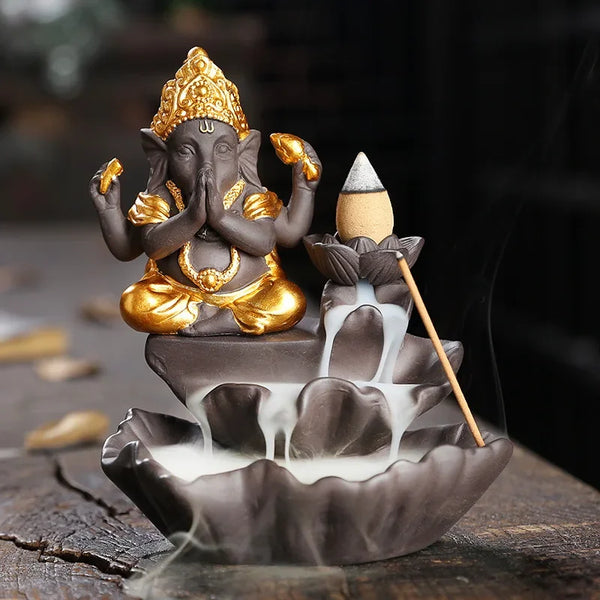 Ganesha Elephant Incense Burner-ToShay.org