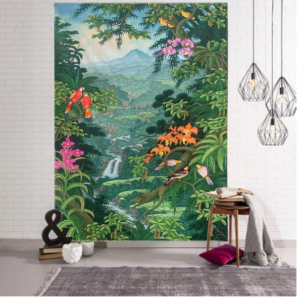 Tropical Rain Forest Tapestry-ToShay.org