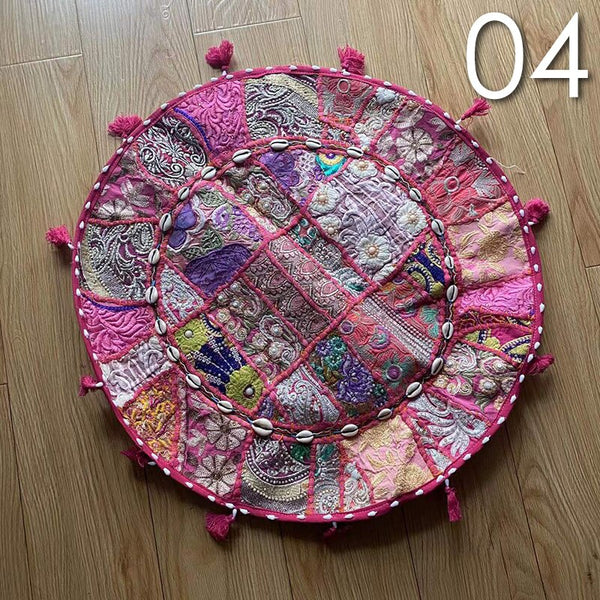 Patchwork Floor Cushion Cover-ToShay.org