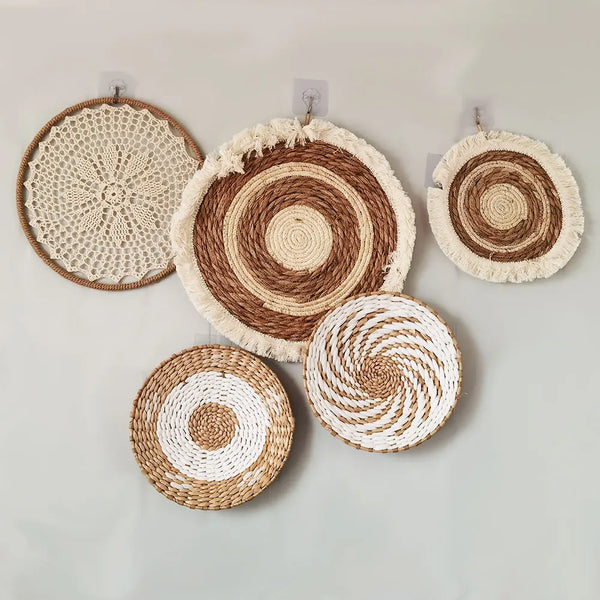 Straw Rattan Wall Basket-ToShay.org