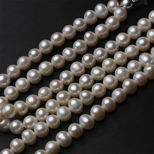 White Pearl Prayer beads-ToShay.org