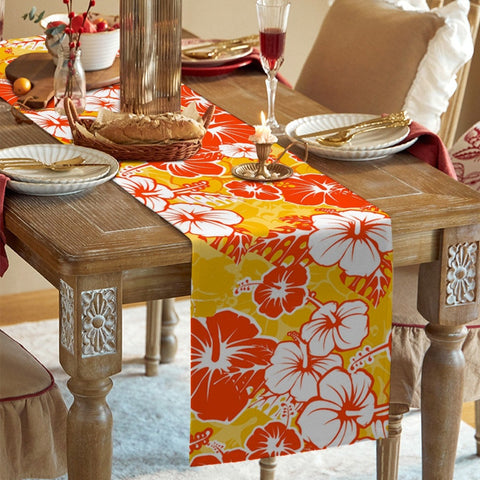 Tropical Flower Table Runner-ToShay.org