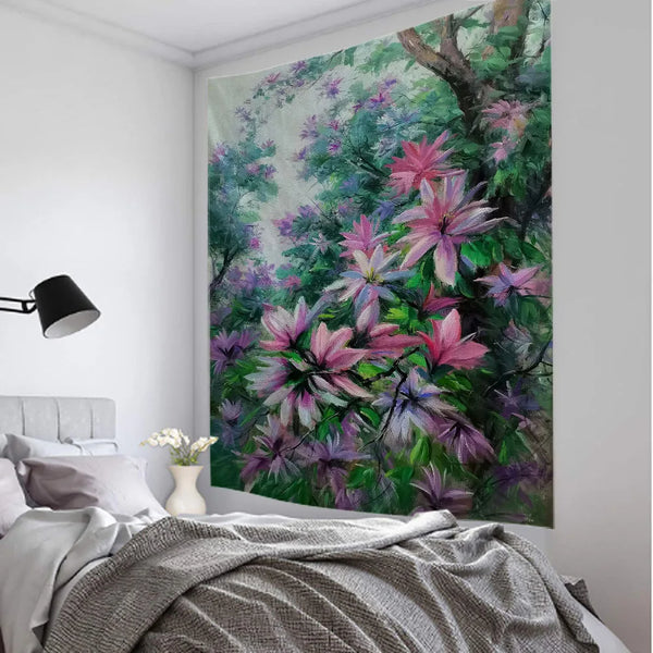 Flower Art Tapestry-ToShay.org