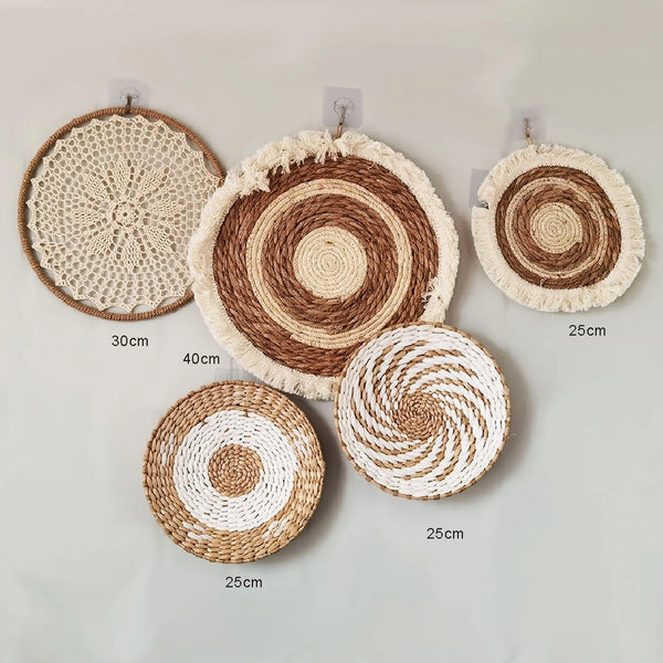 Straw Rattan Wall Basket-ToShay.org