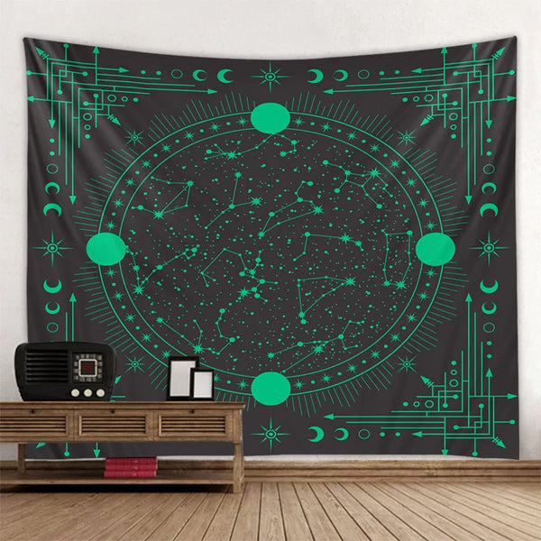 Sun Moon Art Tapestry-ToShay.org