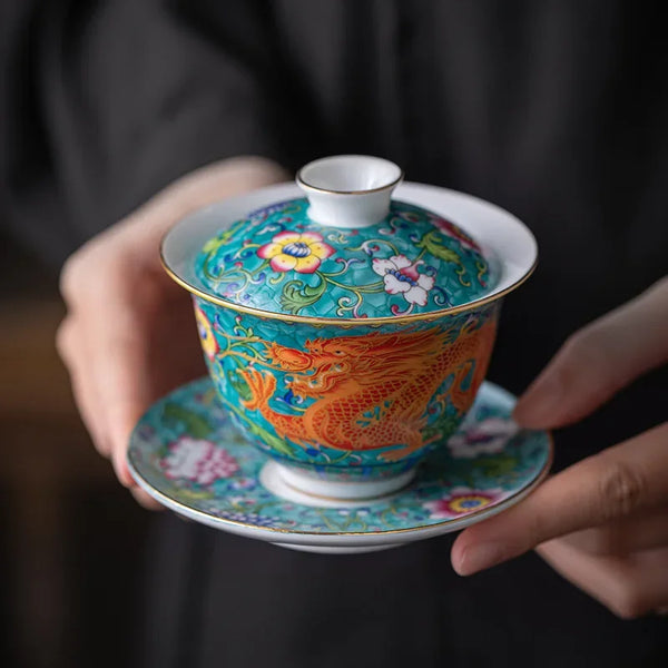 Gaiwan Ceramic Tea Tureen-ToShay.org