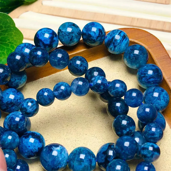 Blue Quartz Bead Bracelet-ToShay.org