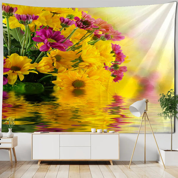 Flower Art Tapestry-ToShay.org