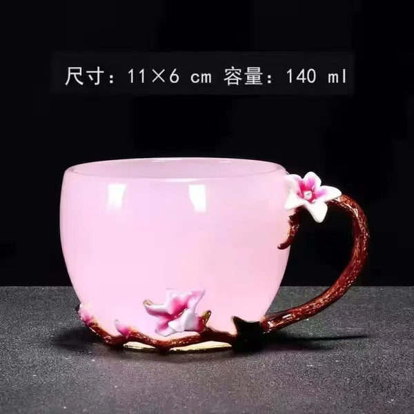 Clear Porcelain Tea Cups-ToShay.org