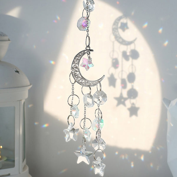 Silver Crystal Prism Sun Catcher-ToShay.org