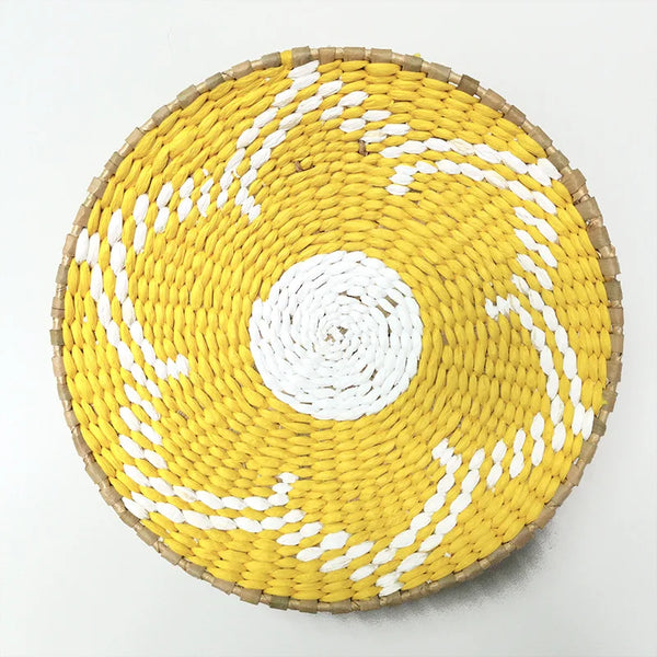 Rattan Grass Weaved Plate-ToShay.org