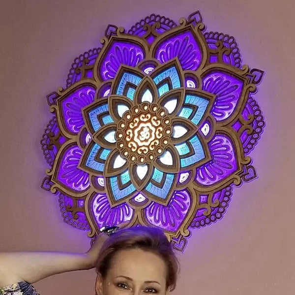 Mandala LED Light-ToShay.org