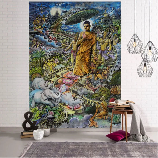 Buddha Statue Tapestry-ToShay.org