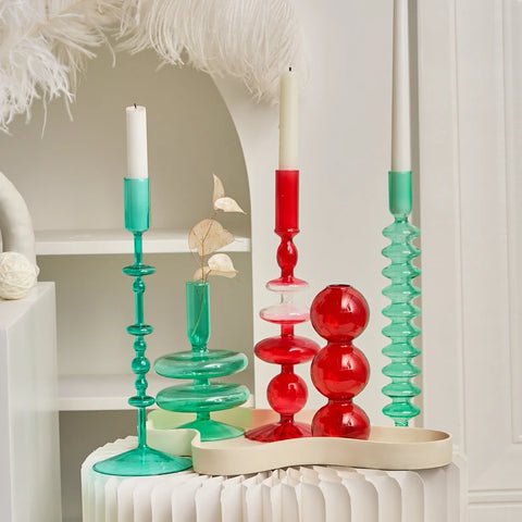 Glass Candlesticks-ToShay.org