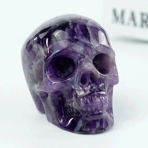 Purple Dream Amethyst Skull-ToShay.org