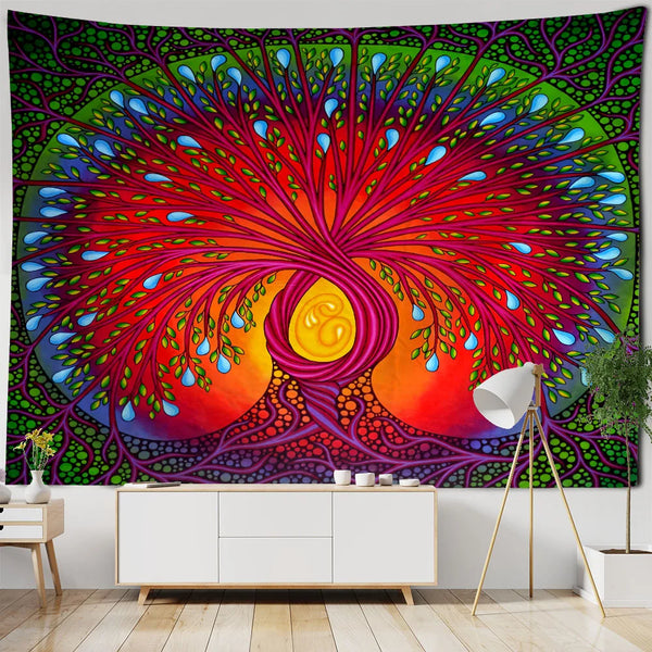 Tree of Life Art Tapestry-ToShay.org