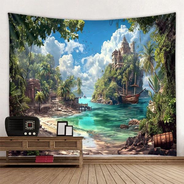 Fantasy Landscape Tapestry-ToShay.org