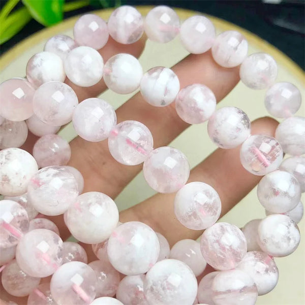 Pink Snowflake Quartz Bracelet-ToShay.org