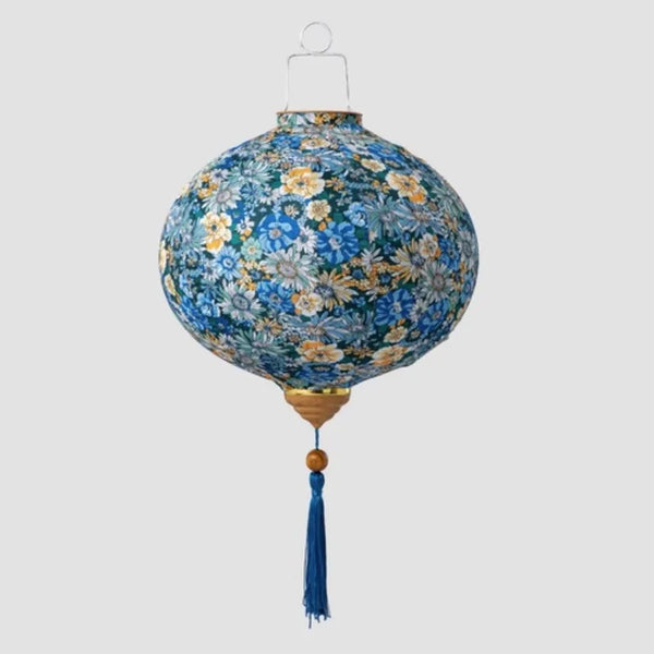 Flower Print Cloth Lantern-ToShay.org