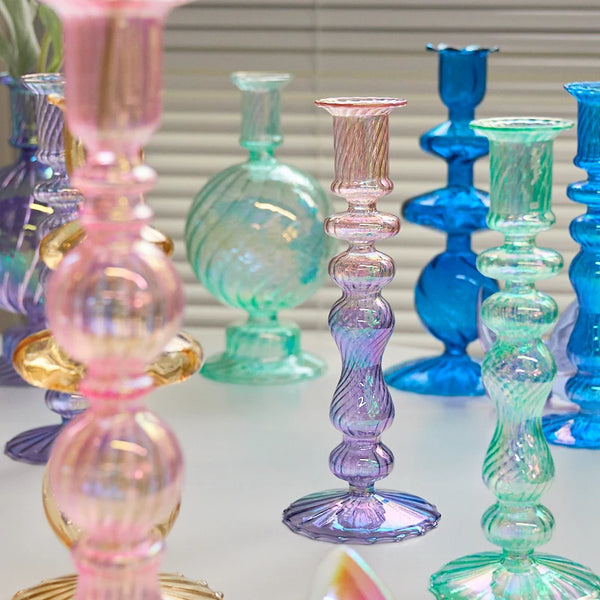 Glass Candlesticks-ToShay.org