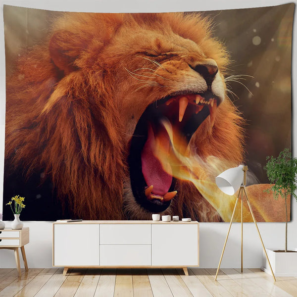 Lion Art Tapestry-ToShay.org