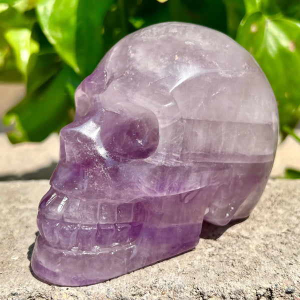 Purple Amethyst Quartz Skull-ToShay.org