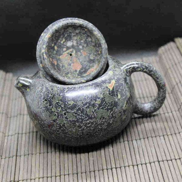 Green Plum Jade Teapot-ToShay.org