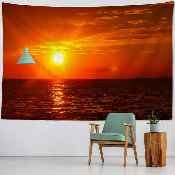 Seaside Sunset Tapestry-ToShay.org