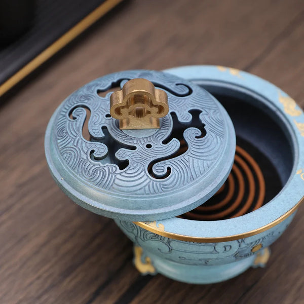 Cloud Copper Incense Burner-ToShay.org