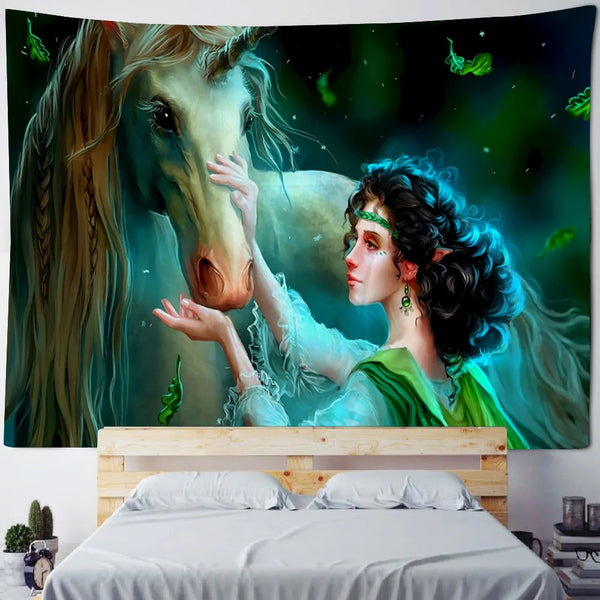 Unicorn Art Tapestry-ToShay.org