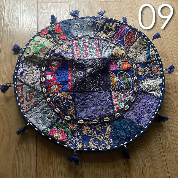 Patchwork Floor Cushion Cover-ToShay.org