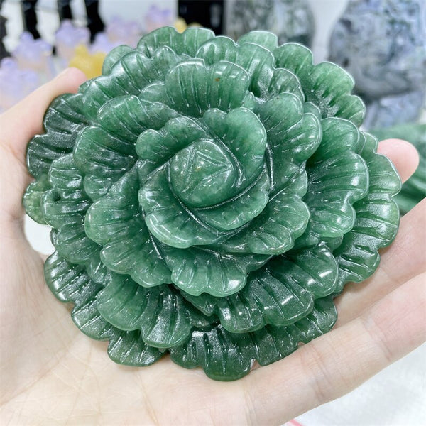 Green Aventurine Flower-ToShay.org