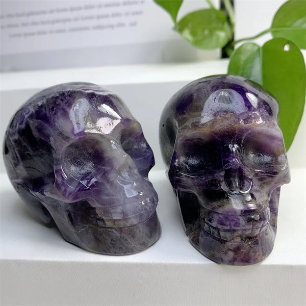 Purple Dream Amethyst Skull-ToShay.org