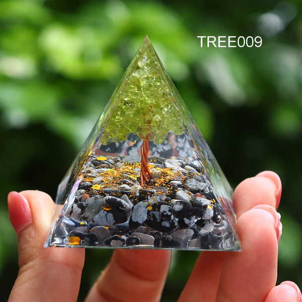 Energy Tree of Life Orgonite Pyramid-ToShay.org