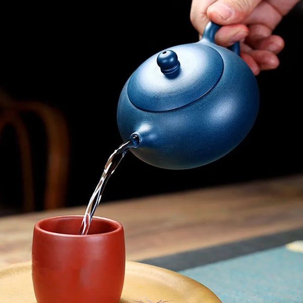 Blue Clay Teapot-ToShay.org