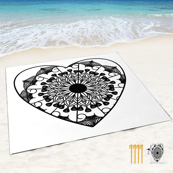 Mandala Beach Blanket-ToShay.org