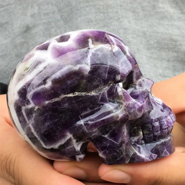 Purple Dream Amethyst Skull-ToShay.org