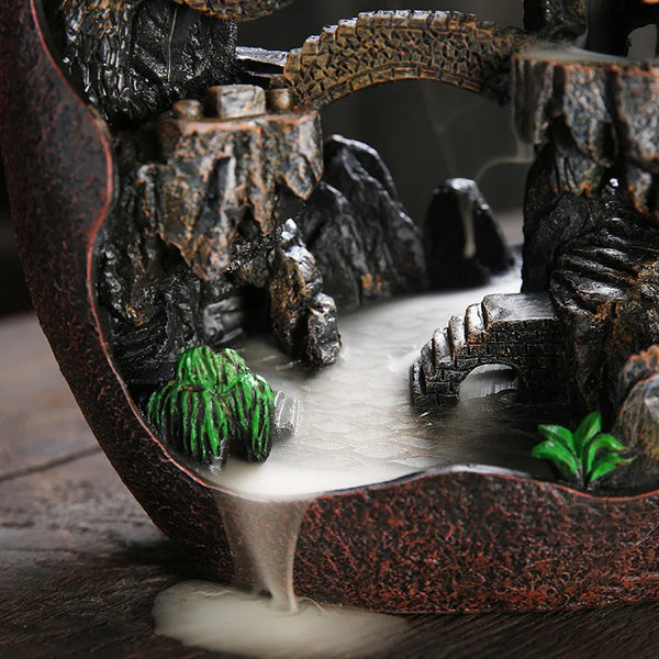 Waterfall Backflow Incense Burner-ToShay.org