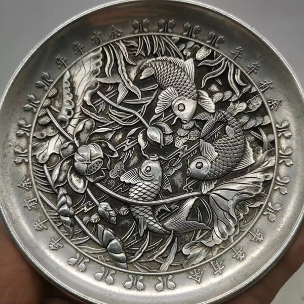 Silver Tathagata Plate-ToShay.org