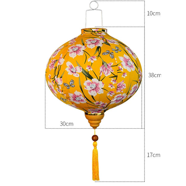 Flower Print Lantern-ToShay.org