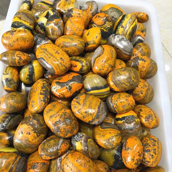 Yellow Bumblebee Jasper Stones-ToShay.org