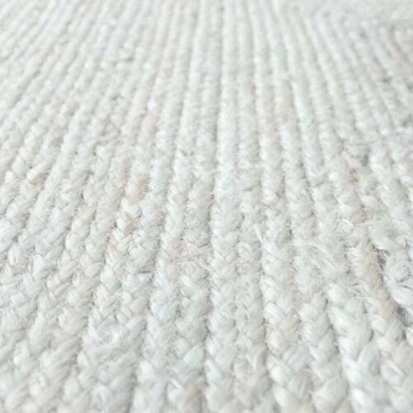 White Jute Braided Rug-ToShay.org