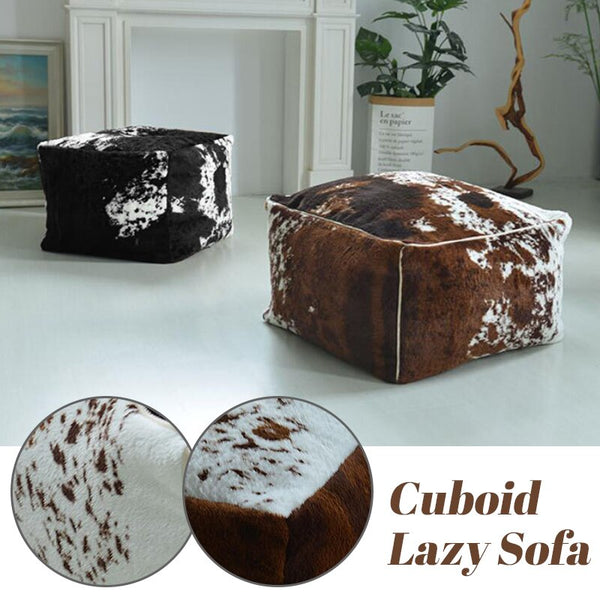 Cowhide Footstool Cover-ToShay.org