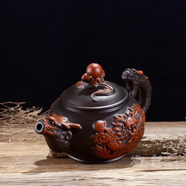 Dragon Clay Tea Pot-ToShay.org