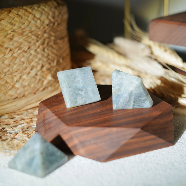 Blue Labradorite Pyramid-ToShay.org