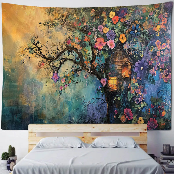 Fairy Tale Forest Tapestry-ToShay.org