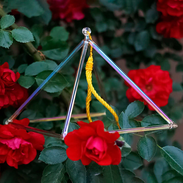 Rainbow Crystal Singing Pyramid-ToShay.org