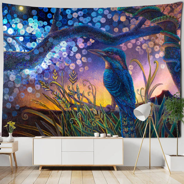 Garden Bird Art Tapestry-ToShay.org