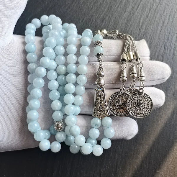 Blue Stone Prayer Beads-ToShay.org